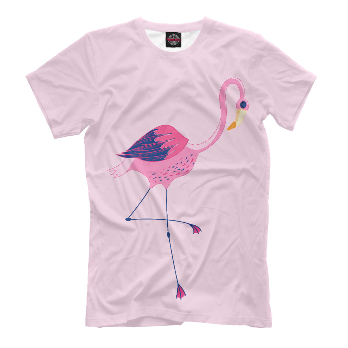 Футболка Amiri розовый Фламинго