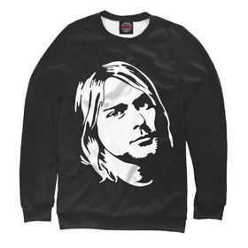 Женский свитшот 3D с принтом Kurt Cobain ,  |  | 