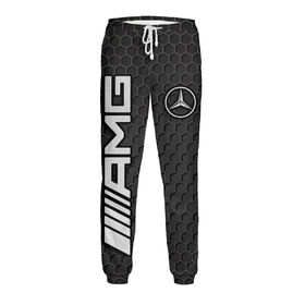 Мужские спортивные штаны с принтом Mercedes в Кировске,  |  | 