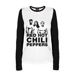 Женский лонгслив с принтом Red Hot Chili Peppers в Кировске,  |  | 