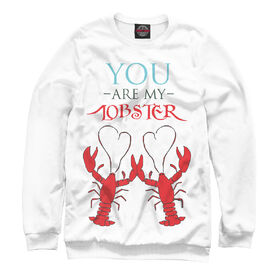 Мужской свитшот 3D с принтом You are my lobster ,  |  | Тематика изображения на принте: 