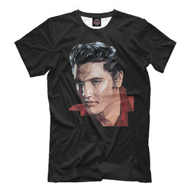 Мужская футболка 3D с принтом Elvis Presley , Выбор из 3-х типов ткани | <ul>
<li>Обычная ткань — интерлок, спортивный трикотаж. Плотность 140 г/м.кв. Состав: 100% полиэстер</li>
<li>Премиум ткань — джерси, мягкий трикотаж. Плотность 180 г/м.кв. Состав: 97% полиэстер, 3% эластан</li>
<li>Люкс ткань — кулирка, наиболее плотная и долговечня ткань. Плотность 210 г/м.кв. Состав: 97% полиэстер, 3% эластан</li>
</ul> | 