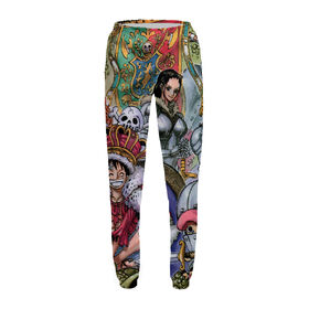 Женские спортивные штаны с принтом One Piece в Белгороде,  |  | 