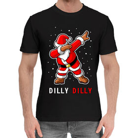Мужская хлопковая футболка с принтом Dilly Dilly в Курске,  |  | 