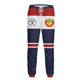 Мужские спортивные штаны с принтом СССР в Курске,  |  | Тематика изображения на принте: 