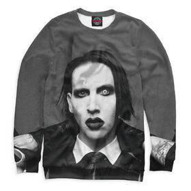 Мужской свитшот 3D с принтом Marilyn Manson ,  |  | Тематика изображения на принте: 