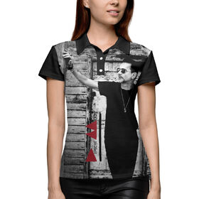 Женская рубашка поло 3D с принтом Delta Machine ,  |  | 