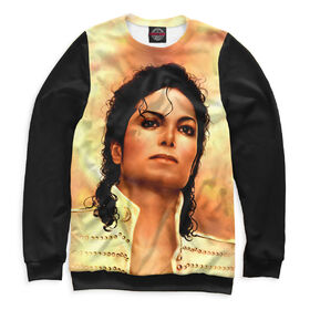 Женский свитшот 3D с принтом Michael Jackson в Санкт-Петербурге,  |  | 