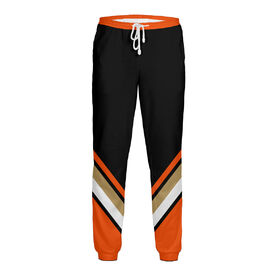 Мужские спортивные штаны с принтом Анахайм Дакс форма (форма) ,  |  | Тематика изображения на принте: 