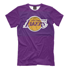 Мужская футболка 3D с принтом Lakers purple , Выбор из 3-х типов ткани | <ul>
<li>Обычная ткань — интерлок, спортивный трикотаж. Плотность 140 г/м.кв. Состав: 100% полиэстер</li>
<li>Премиум ткань — джерси, мягкий трикотаж. Плотность 180 г/м.кв. Состав: 97% полиэстер, 3% эластан</li>
<li>Люкс ткань — кулирка, наиболее плотная и долговечня ткань. Плотность 210 г/м.кв. Состав: 97% полиэстер, 3% эластан</li>
</ul> | 