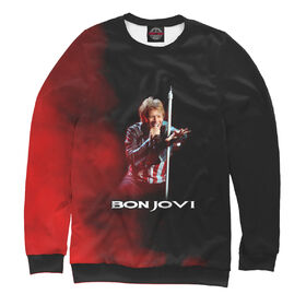 Мужской свитшот 3D с принтом Bon Jovi в Кировске,  |  | 