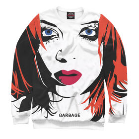 Мужской свитшот 3D с принтом Shirley Manson Art в Курске,  |  | 