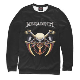 Мужской свитшот 3D с принтом Megadeth в Петрозаводске,  |  | Тематика изображения на принте: 