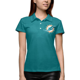 Женская рубашка поло 3D с принтом Miami Dolphins - Майами Долфинс ,  |  | 