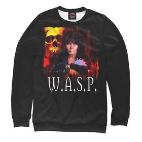 Женский свитшот 3D с принтом W.A.S.P. band в Санкт-Петербурге,  |  | 