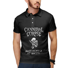 Мужское поло 3D с принтом Cannibal Corpse в Тюмени,  |  | 