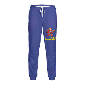 Мужские спортивные штаны с принтом Brawl Stars Surge в Петрозаводске,  |  | Тематика изображения на принте: 