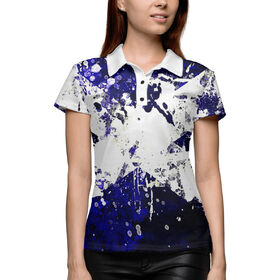 Женская рубашка поло 3D с принтом Шотландия ,  |  | Тематика изображения на принте: 