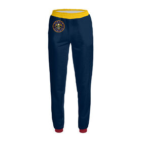 Женские спортивные штаны с принтом Denver Nuggets в Санкт-Петербурге,  |  | 