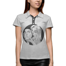 Женская рубашка поло 3D с принтом Лора Палмер в Тюмени,  |  | 