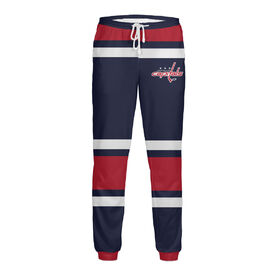 Мужские спортивные штаны с принтом Washington Capitals в Белгороде,  |  | Тематика изображения на принте: 