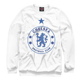 Женский свитшот 3D с принтом Логотип FC Chelsea ,  |  | 
