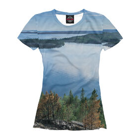 Женская футболка 3D Острова Ладоги купить в Екатеринбурге