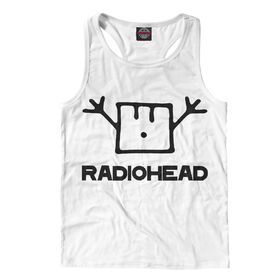 Мужская майка борцовка 3D с принтом Radiohead в Тюмени, Кулирная гладь (кулирка), плотность 195 гр/кв.м.; Состав: 100% полиэстер | Ткань кулирная гладь – это одна из самых долговечных и стойких к износу тканей, она обладает хорошей прочностью и воздухопроницаемостью.<br><br>
		Кулирная гладь – универсальная ткань. Сшитая из нее одежда получается легкая и удобная, ткань великолепно смотрится как в свободном, так и в облегающем покрое одежды.
		Главное достоинство – одежда позволяет телу дышать. Это качество ткани подходит для изготовления одежды для всех времен года, особенно для жаркого лета, именно поэтому мы используем кулирку для пошива маек.  | Тематика изображения на принте: 