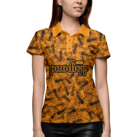 Женская рубашка поло 3D с принтом The Prodigy в Тюмени,  |  | 