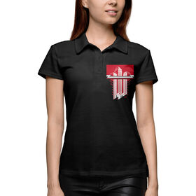 Женская рубашка поло 3D с принтом Wolfenstein в Белгороде,  |  | 