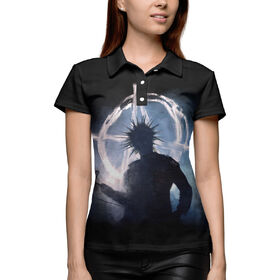 Женская рубашка поло 3D с принтом Король и Шут ,  |  | Тематика изображения на принте: 