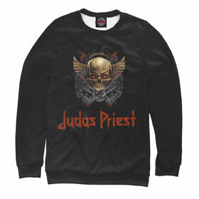 Женский свитшот 3D с принтом Judas Priest в Петрозаводске,  |  | 