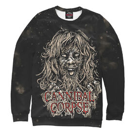 Женский свитшот 3D с принтом Cannibal Corpse в Екатеринбурге,  |  | 