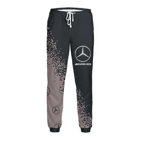 Мужские спортивные штаны с принтом Mercedes / Мерседес ,  |  | Тематика изображения на принте: 