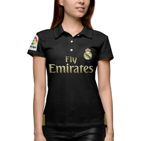 Женское поло 3D с принтом Real Madrid Exclusive 2020 ,  |  | 