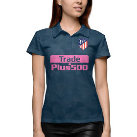 Женское поло 3D с принтом Атлетико Мадрид Форма Бонусная 17/18 в Курске,  |  | 