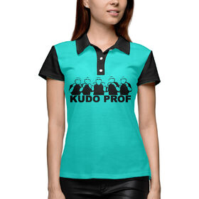 Женская рубашка поло 3D с принтом Kudo Prof в Белгороде,  |  | 