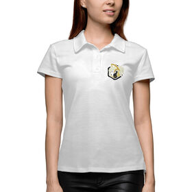 Женская рубашка поло 3D с принтом Overwatch Mercy spray в Тюмени,  |  | 