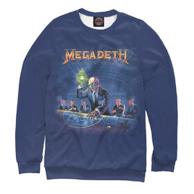 Мужской свитшот 3D с принтом Megadeth в Тюмени,  |  | 