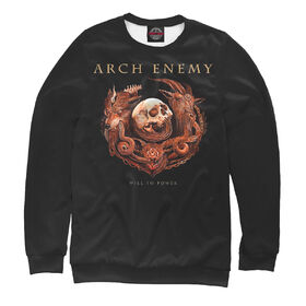 Мужской свитшот 3D с принтом Arch Enemy Band в Курске,  |  | Тематика изображения на принте: 