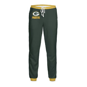 Мужские спортивные штаны с принтом Green Bay Packers в Екатеринбурге,  |  | Тематика изображения на принте: 
