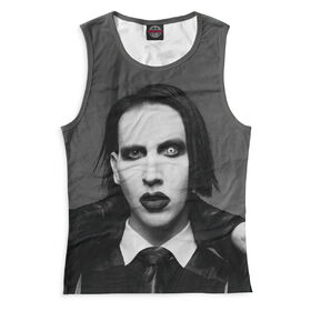 Майка 3D для девочки с принтом Marilyn Manson ,  |  | 