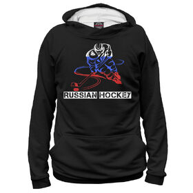 Женская толстовка 3D с принтом Russian Hockey в Тюмени,  |  | 