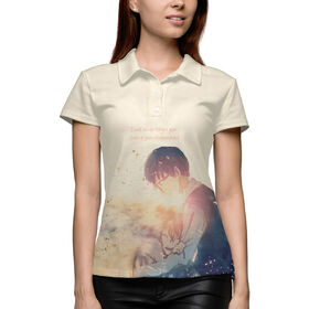 Женская рубашка поло 3D с принтом Твоя апрельская ложь в Кировске,  |  | 