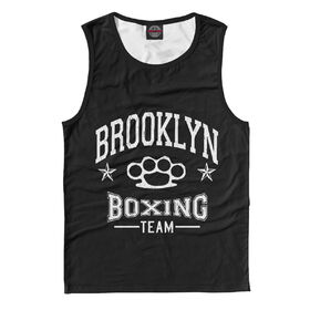 Майка 3D для девочки с принтом Brooklyn Boxing Team в Белгороде,  |  | Тематика изображения на принте: 