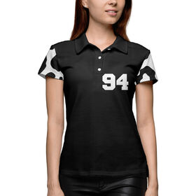 Женская рубашка поло 3D с принтом Леопардовый окрас 94 в Кировске,  |  | 