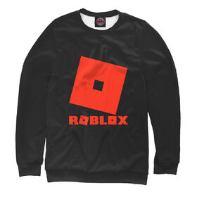 Мужской свитшот 3D с принтом Roblox Logo ,  |  | Тематика изображения на принте: 