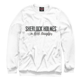 Женский свитшот 3D с принтом Sherlock Holmes ,  |  | 