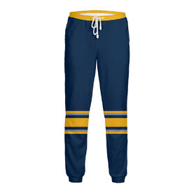 Мужские спортивные штаны с принтом Баффало Сейбрз (форма) ,  |  | Тематика изображения на принте: 