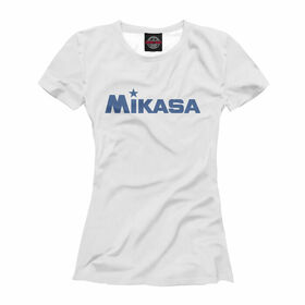 Женская футболка 3D с принтом Mikasa в Новосибирске, Выбор из трех типов ткани | <ul> <li>Обычная ткань — интерлок, спортивный трикотаж. Плотность 140 г/м.кв. Состав: 100% полиэстер</li> <li>Премиум ткань — джерси, мягкий трикотаж. Плотность 180 г/м.кв. Состав: 97% полиэстер, 3% эластан</li> <li>Люкс ткань — кулирка, наиболее плотная и долговечня ткань. Плотность 210 г/м.кв. Состав: 97% полиэстер, 3% эластан</li> </ul> | 